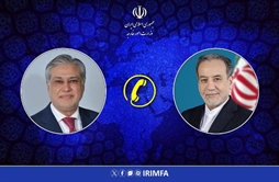 I.R. Iran, Ministry of Foreign Affairs- FM Araghchi holds telephone conversation with Pakistani counterpart